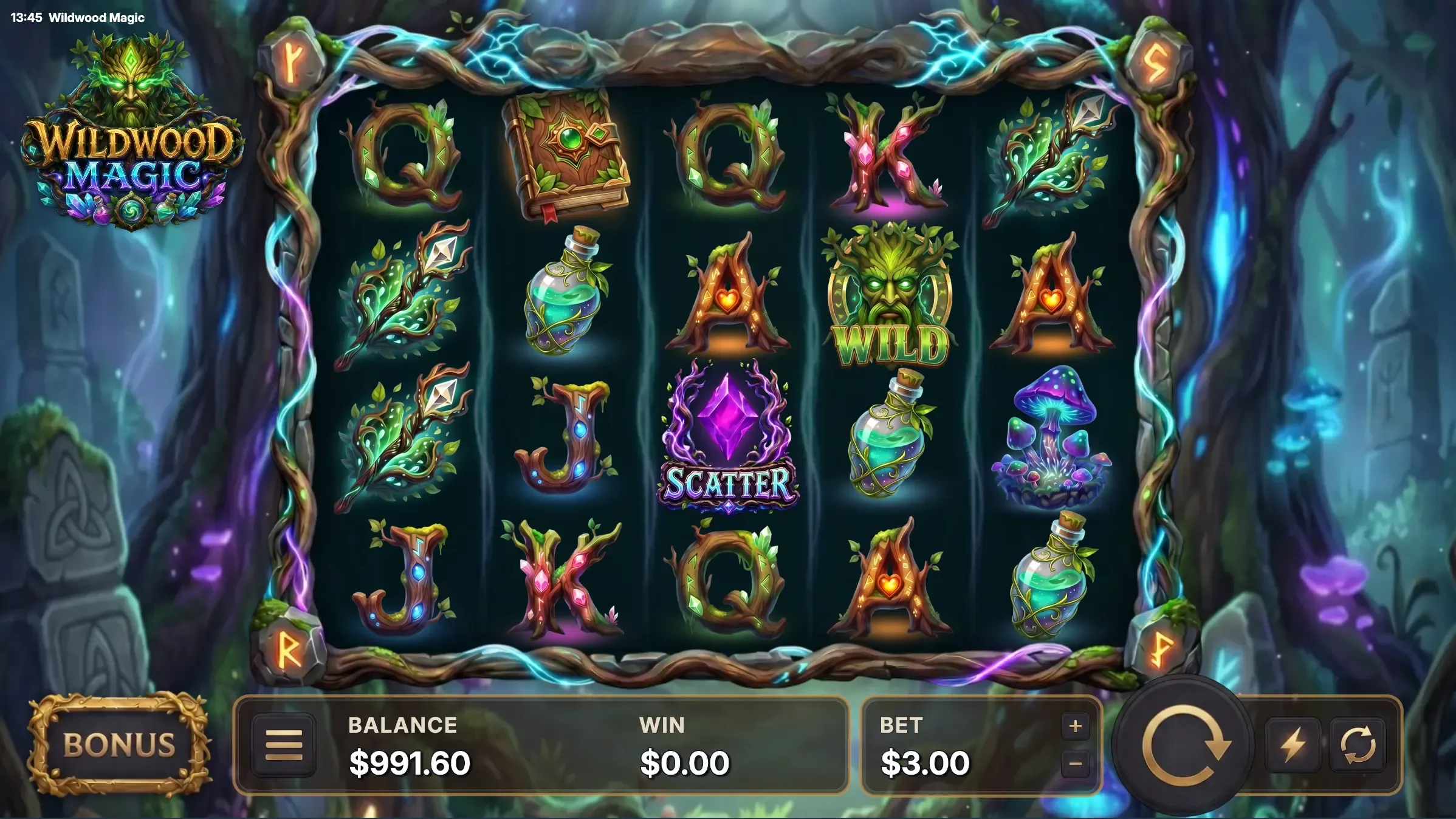 Wildwood Magic game world